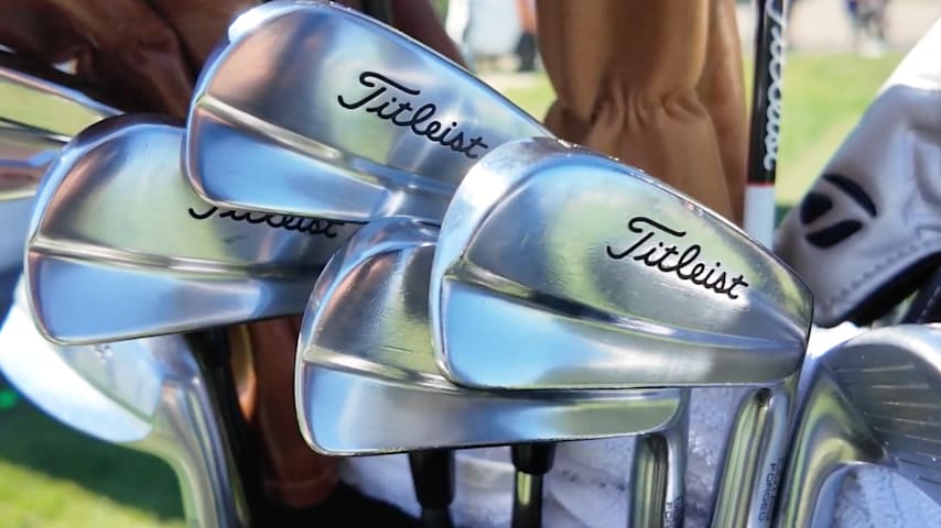 A closer look at Adam Scott's Titleist irons. (Courtesy GolfWRX)