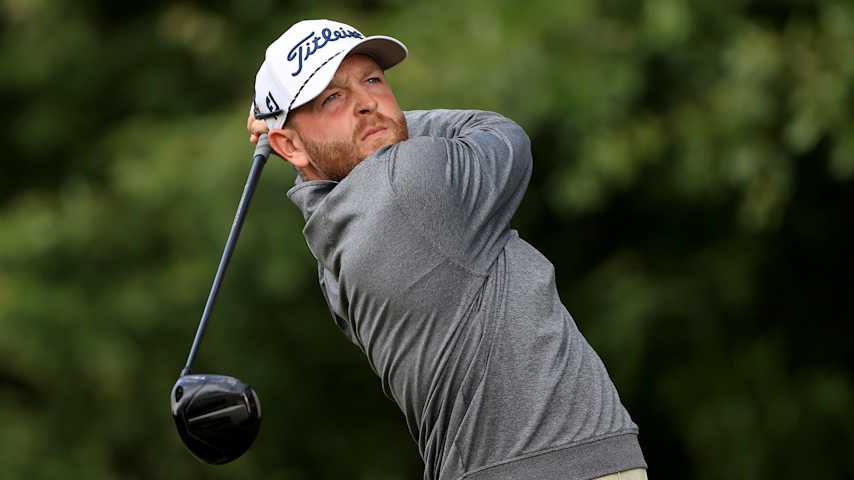 Tripp Kinney leads by one heading into Sunday at the Bupa Championship. (Sam Greenwood/Getty Images)