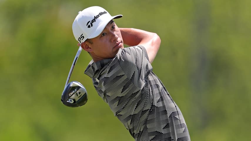 Collin Morikawa returned to the TaylorMade Qi10 LS driver at the Truist. (Andrew Redington/Getty Images)