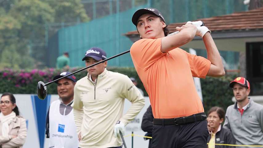 Profesional desde febrero, Vicente Marzilio inició la temporada 2025 del PGA TOUR Américas sin estatus alguno. (Gregory Villalobos/PGA TOUR Americas)