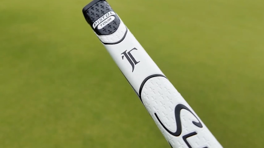 Thomas' new SuperStroke Pistol Tour “JT” grip. (GolfWRX)