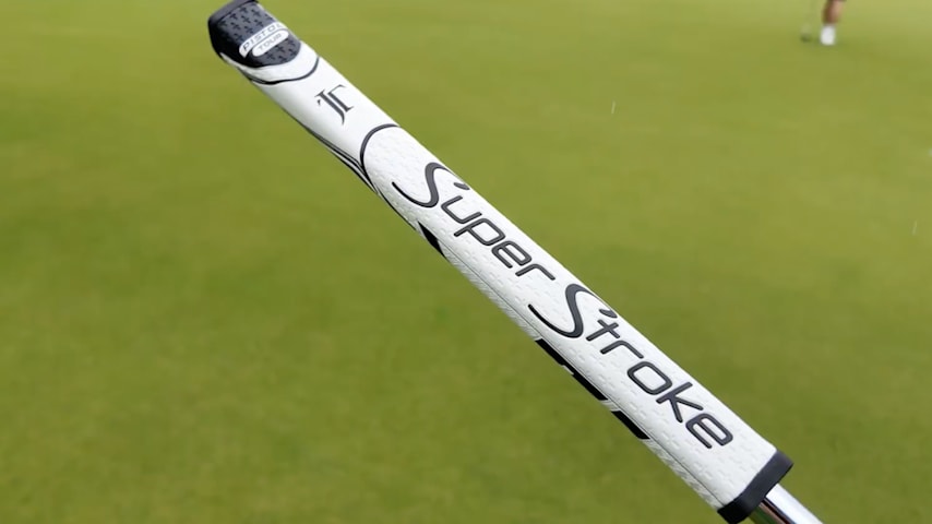 Thomas' new SuperStroke Pistol Tour “JT” grip. (GolfWRX)