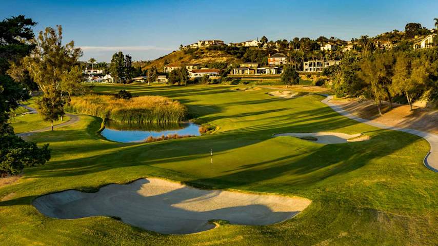 A scenic view of the golf course at Omni La Costa Resort &Spa in Carlsbad, California, site of the 2025 NCAA Championships. (Courtesy Omni La Costa Resort)