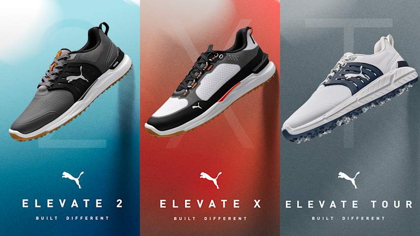 A look at the PUMA IGNITE ELEVATE 2, IGNITE ELEVATE X and ELEVATE Tour. (PUMA Golf)