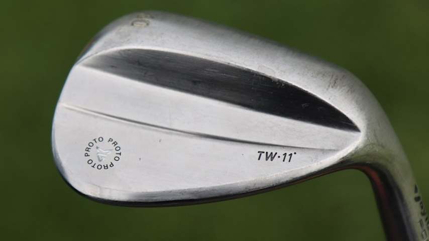 Collin Morikawa's TaylorMade wedge. (Courtesy GolfWRX)