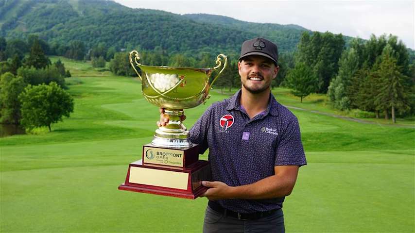 Dillon Stewart secures first career PGA TOUR Americas win at Bromont Open presented by Desjardins