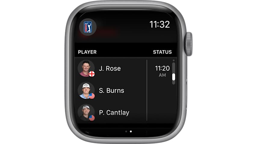 Fans with Apple Watches can now follow PGA TOUR leaderboards once they update the PGA TOUR app on the iPhone. (PGA TOUR)