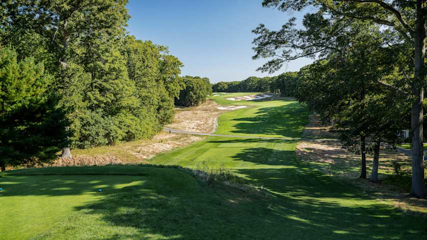 A closer look at Bethpage Black's fourth hole. (Courtesy PGA of America)