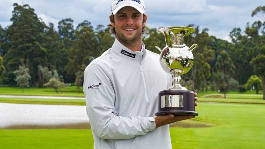 Davis Lamb finished at the top of the leaderboard at the Inter Rapidísimo Golf Championship after carding an opening-round 11-under 61 in Colombia.