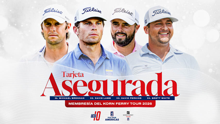 Ganan estatus Korn Ferry Tour entrando al Fortinet Cup Championship