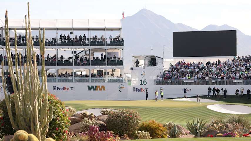 The WM Phoenix Open claimed “Event of the Year” honors at the 2025 PGA TOUR “Best Of” awards. (Christian Petersen/Getty Images)