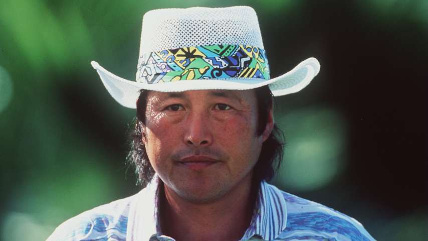 Masashi “Jumbo” Ozaki, the winningest Japanese golf professional in history and member of the World Golf Hall of Fame, passed away Dec. 23 at the age of 78. (David Cannon/ALLSPORT via Getty Images)