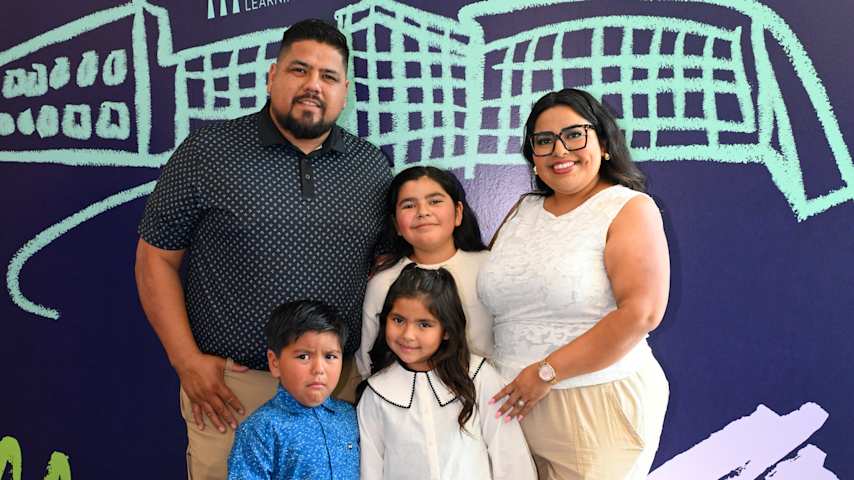 Jose Valdez and his family. (Courtesy TGR Foundation)