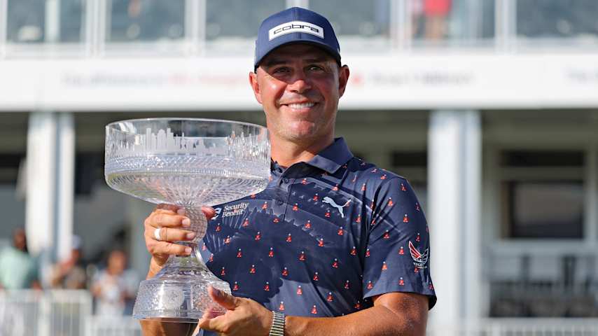 Gary Woodland collects 500 FedExCup points and $1.78 million with the win.