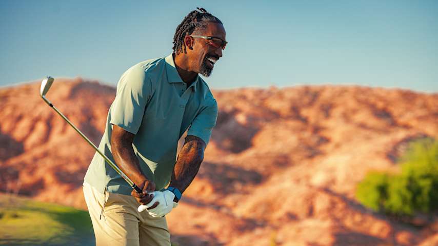 J.R. Smith wearing Oakley Golf. (Courtesy Oakley Golf)