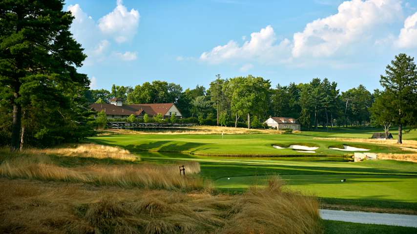 A view from the 17th hole at Aronimink Golf Club. (Courtesy PGA of America)