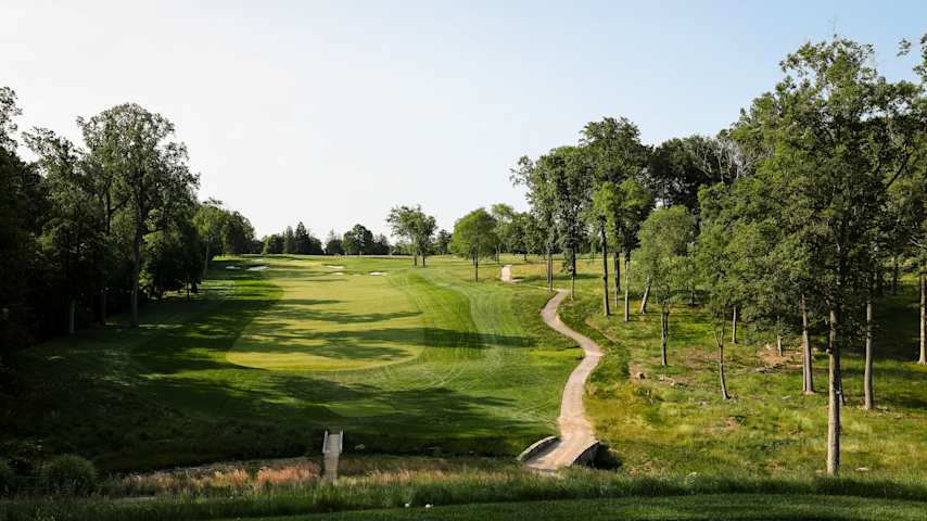 A view from the 1st hole at Aronimink Golf Club. (Courtesy PGA of America)