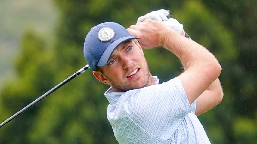 Drew Doyle fires a third-round 68 to grab a one-shot lead heading into the final round of the Inter Rapidisimo Golf Championship. (PGA TOUR Americas)