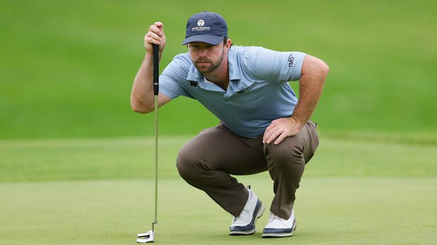 Will Cannon posts second-round 61 to take a one-shot lead into the weekend at the Memorial Health Championship presented by LRS. (Ryan Sirius Sun/Getty Images)