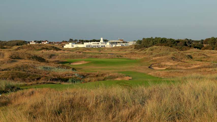 A view of the new 202-yard, par-3 15th hole at Royal Birkdale Golf Club. (David Cannon/Getty Images)