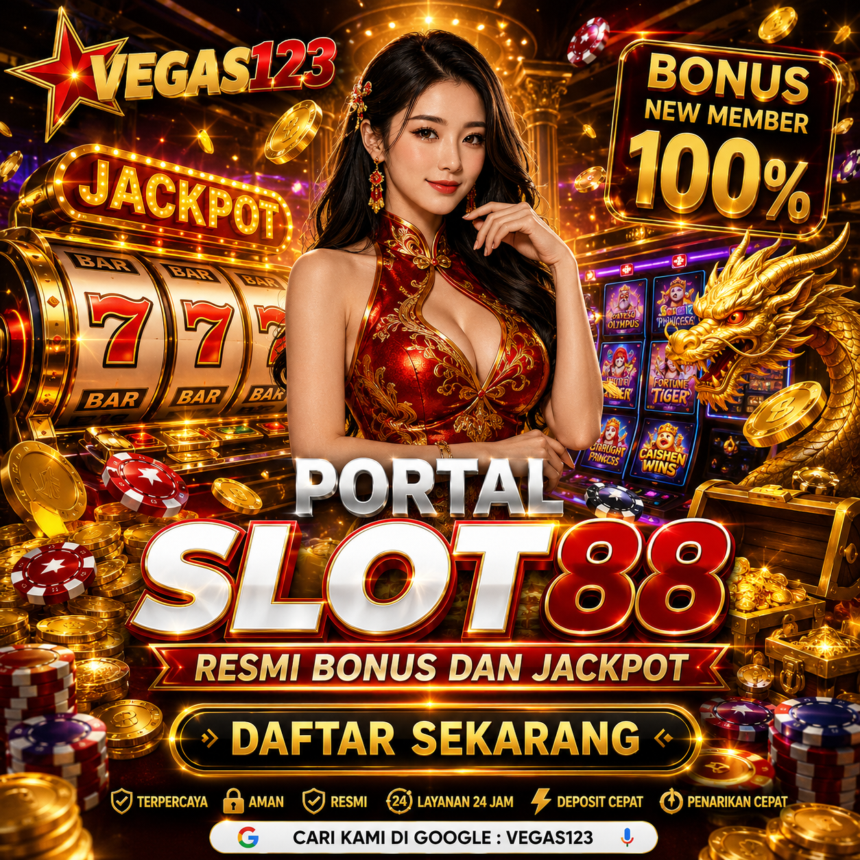 VEGAS123 | Daftar Slot88 Gacor Resmi Hari Ini