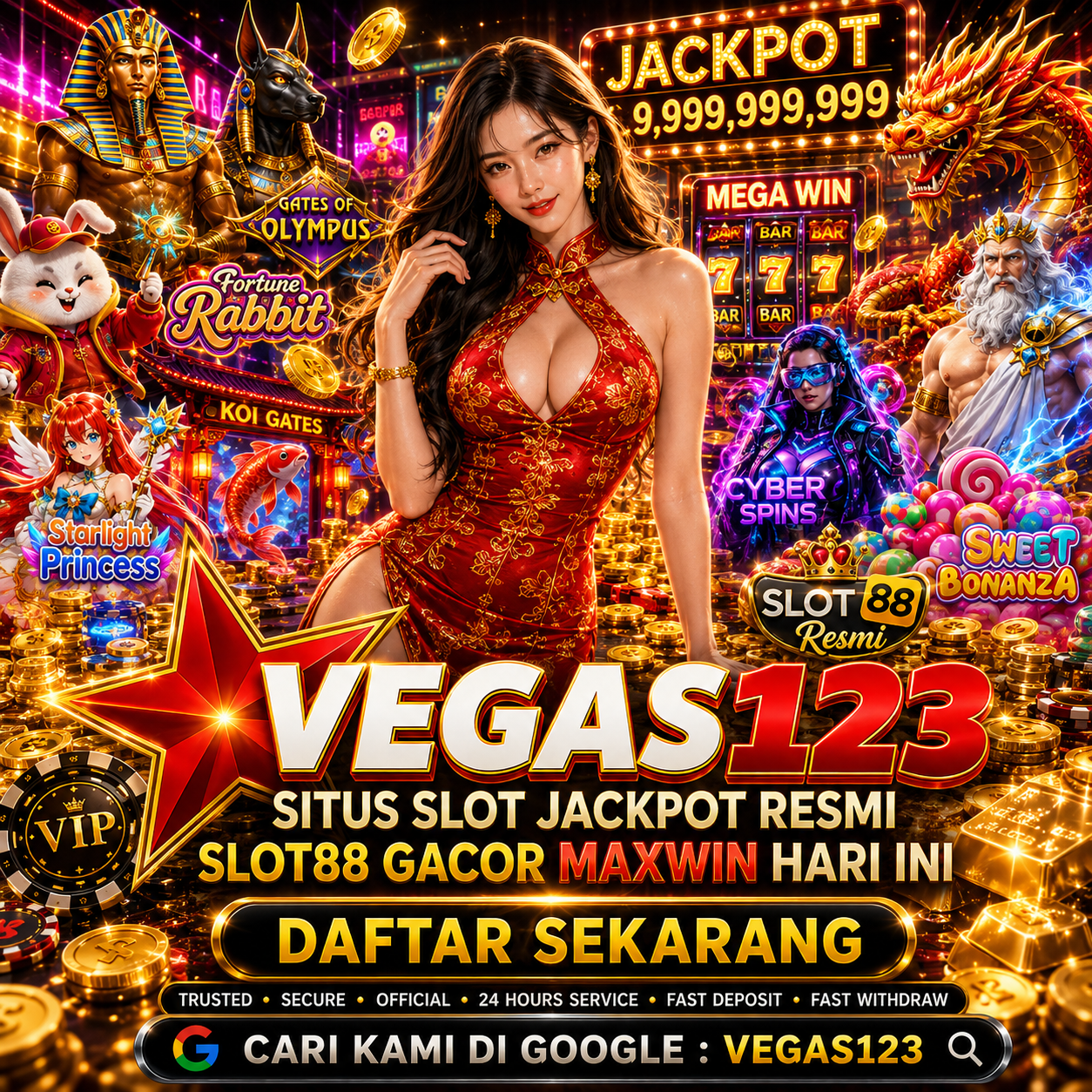 VEGAS123 Situs Slot Jackpot Resmi Slot88 Gacor Maxwin Hari Ini