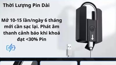 Ổ khóa vân tay thông minh chống cắt TTLock