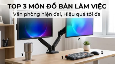 Top 3 món đồ nên có trên bàn làm việc dân văn phòng