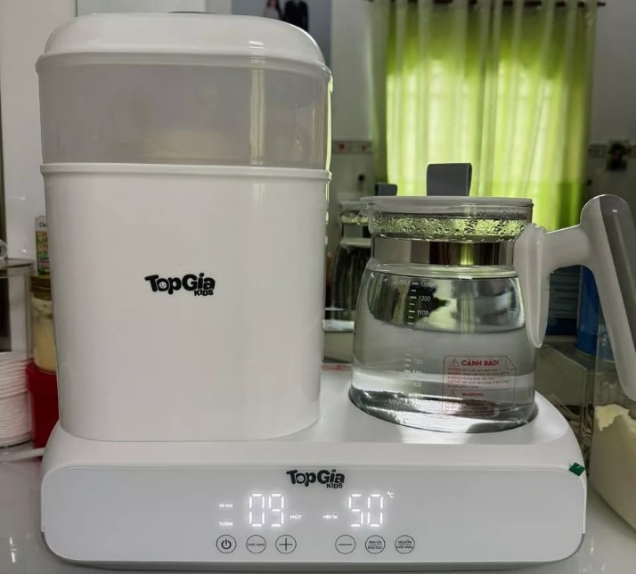 Review máy đun hâm pha sữa TopGiaKids M1-01