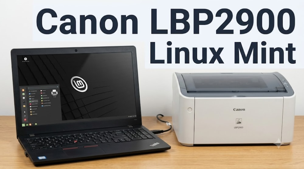 Sửa Lỗi Máy In Canon LBP2900 Trên Linux Mint 22