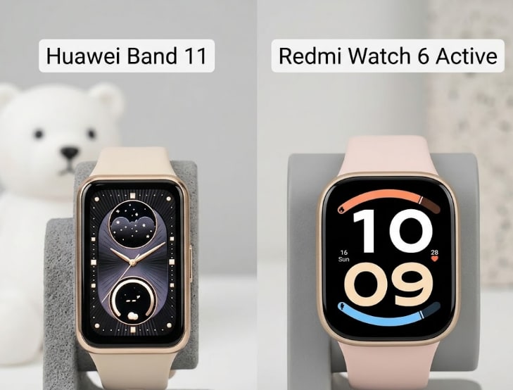 So sánh Redmi Watch 6 Active và Huawei Band 11: Kèo đối đầu phân khúc đồng hồ thông minh