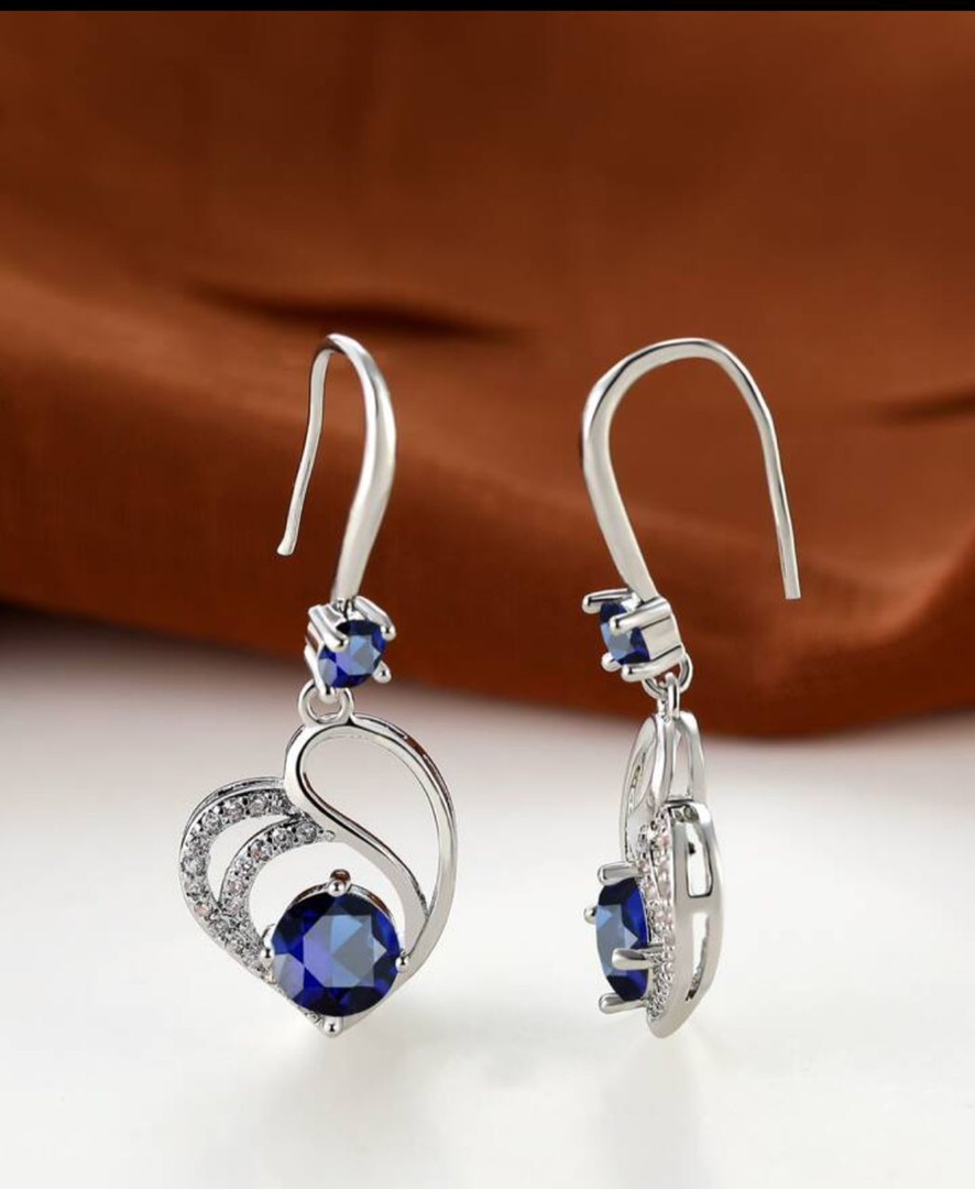Radiant Blue Drop Earrings