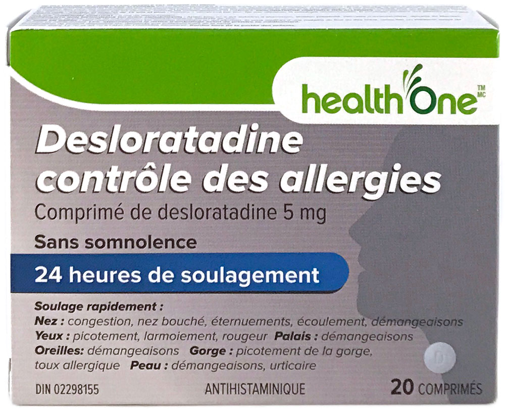 DESLORATADINE CONTRÔLE DES ALLERGIES 5 MG