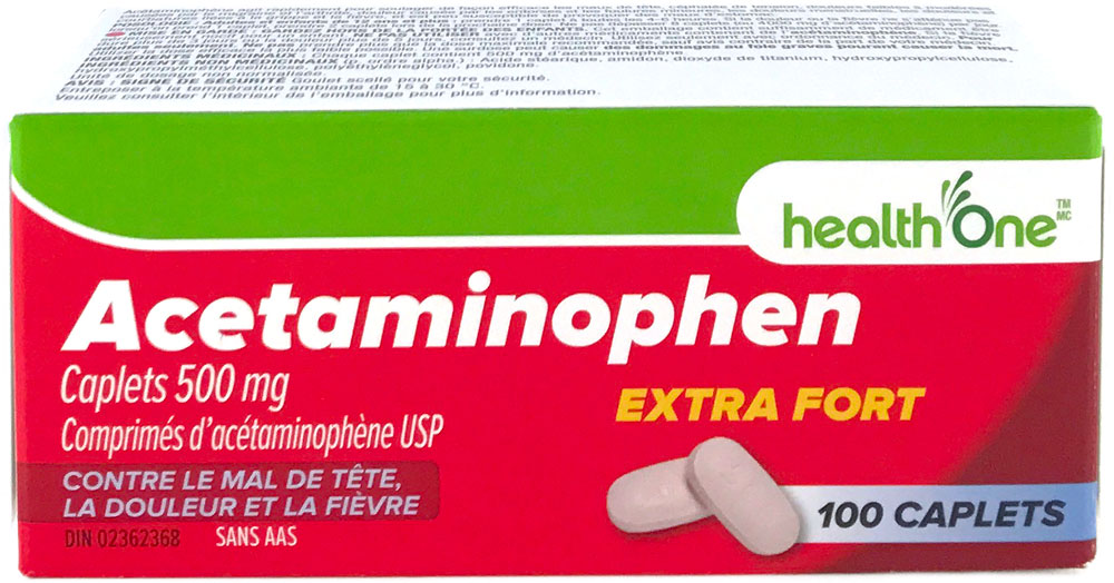Acétaminophène Extra Fort 500 mg