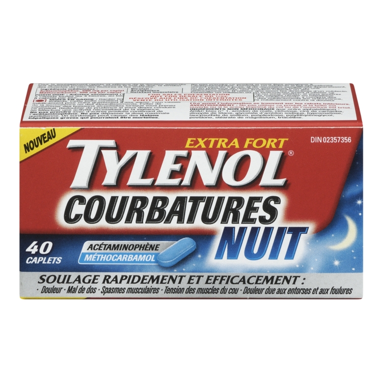 TYLENOL EXTRA FORT COURBATURES NUIT