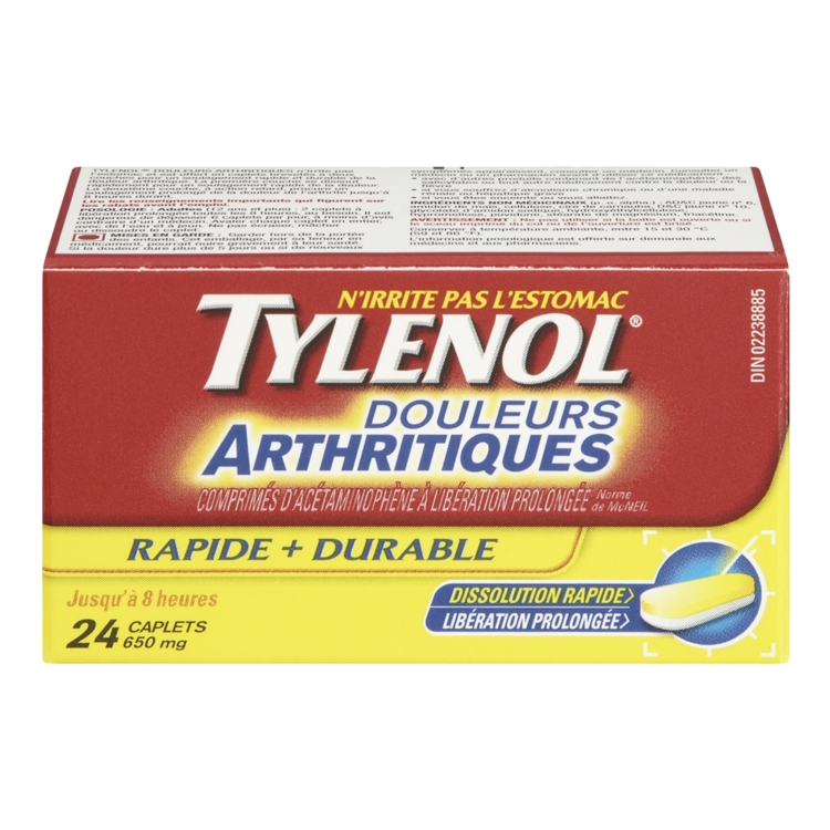 TYLENOL DOULEURS ARTHRITIQUES 650 MG