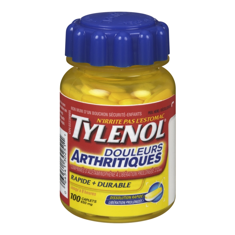 TYLENOL DOULEURS ARTHRITIQUES 650 MG