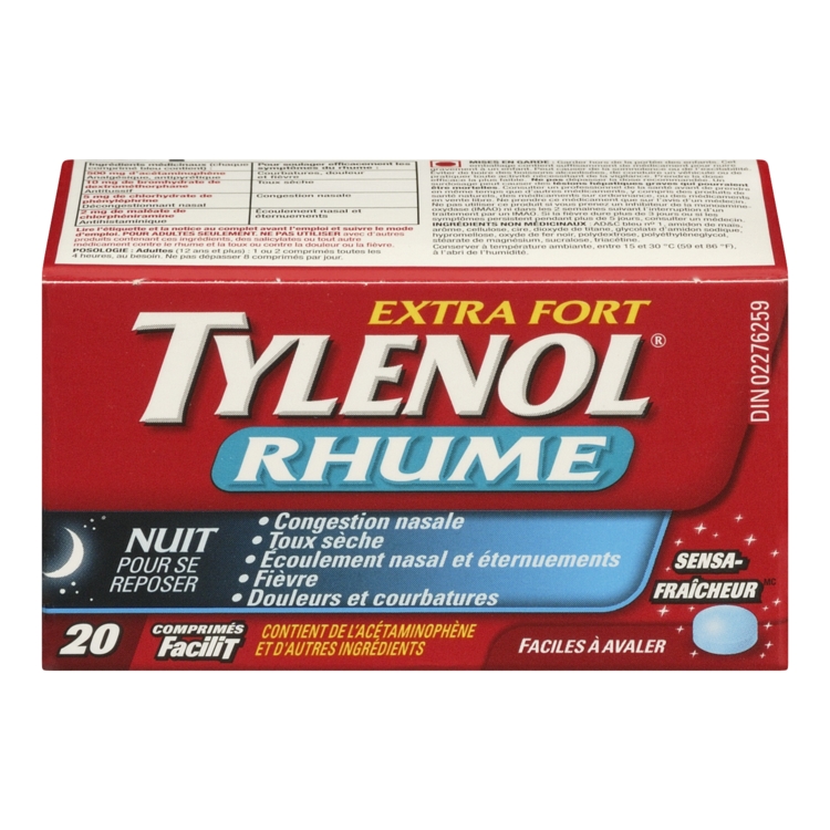 TYLENOL EXTRA FORT RHUMENUIT