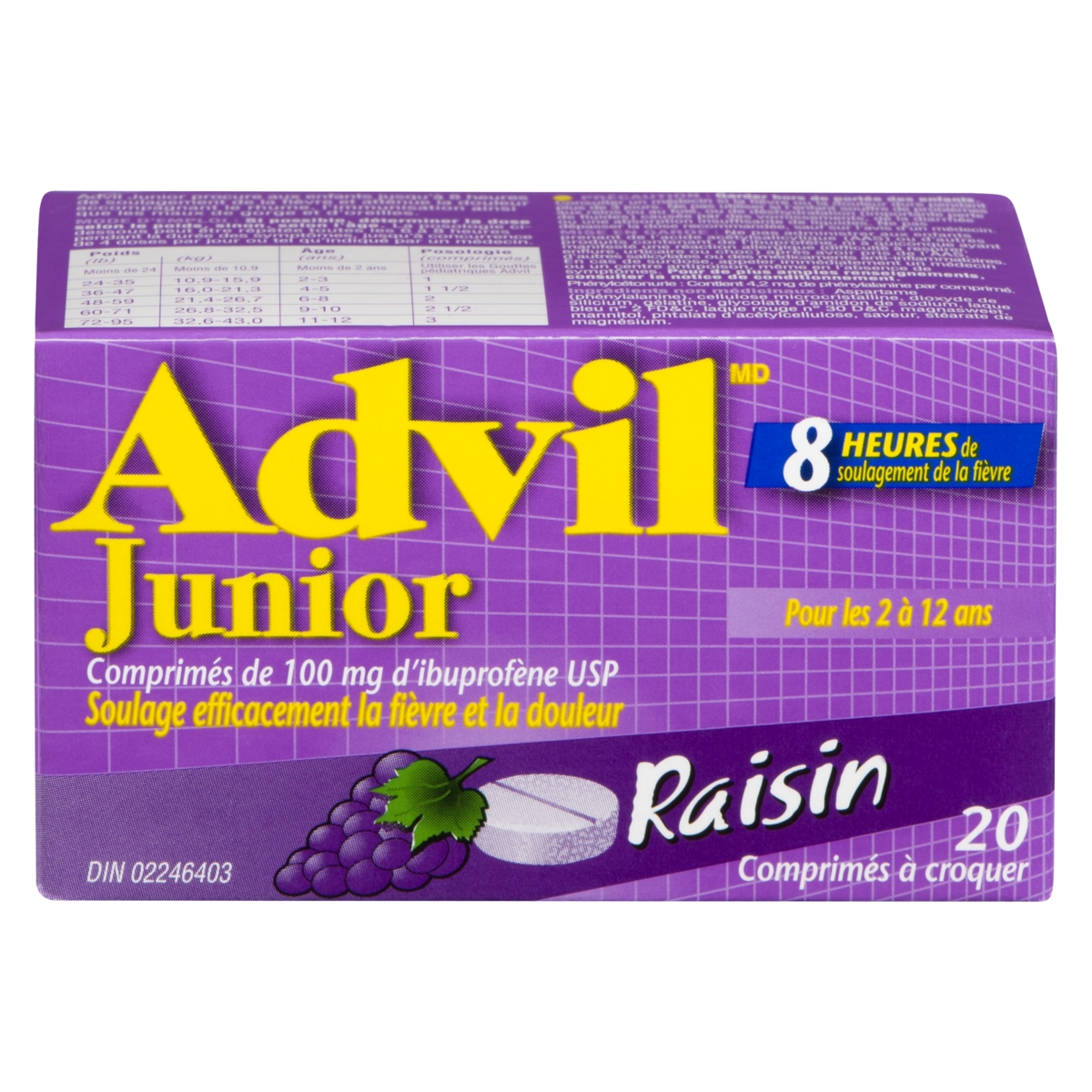 ADVIL JUNIOR 100 MG