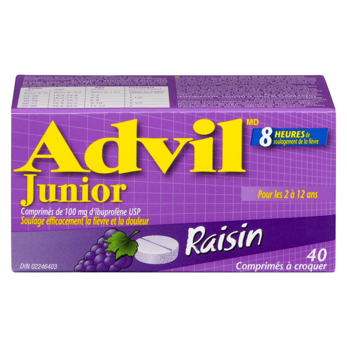 ADVIL JUNIOR 100 MG