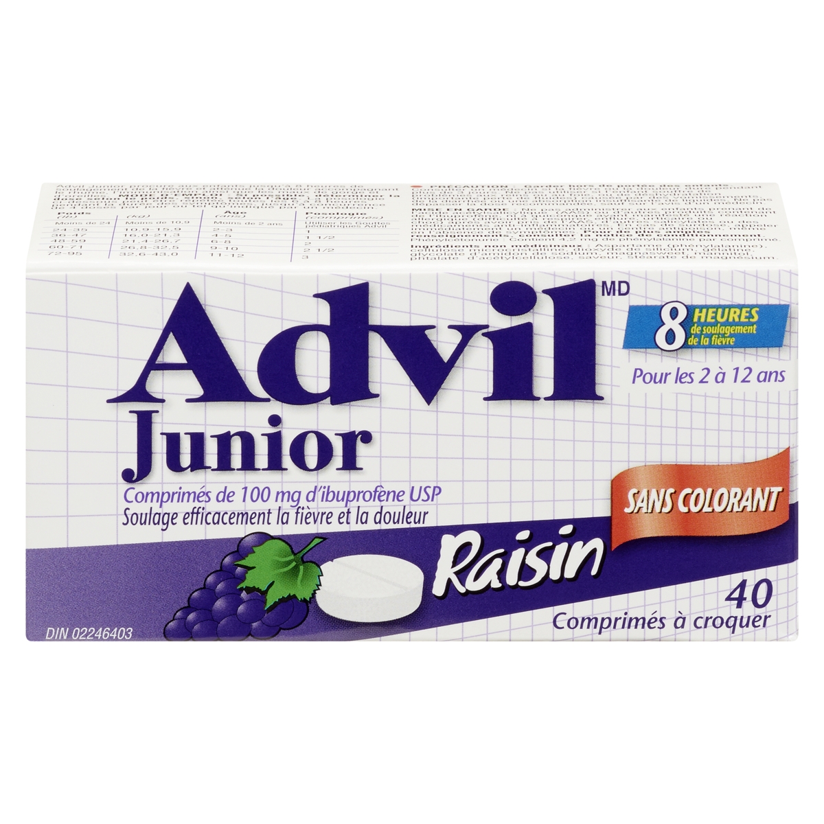 ADVIL JUNIOR 100 MG