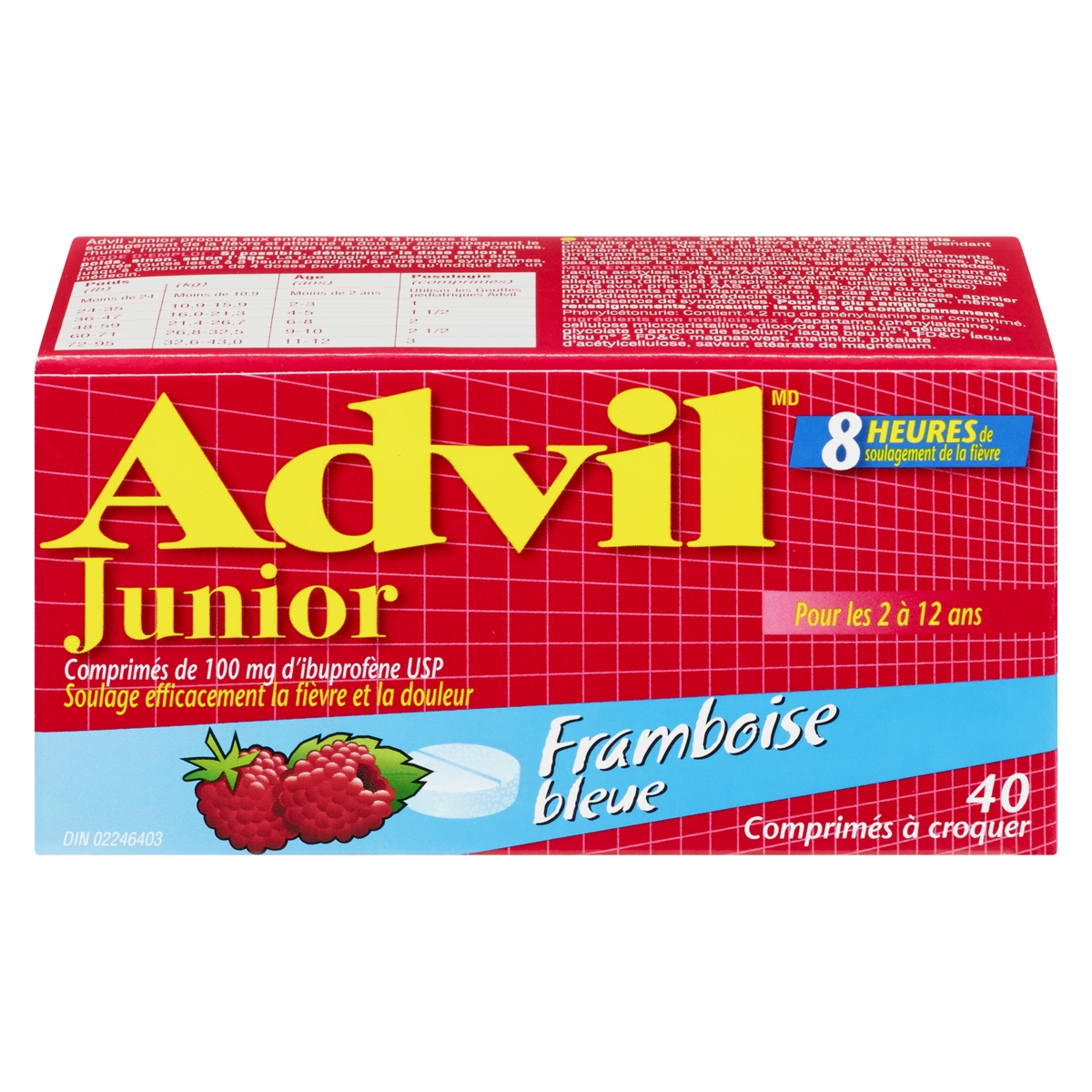 ADVIL JUNIOR 100 MG