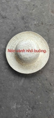 Nón bo trắng