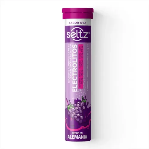 SELTZ ELECTROLITOS UVA TAB EFERV C/13 6.2 G C/U REIVAX