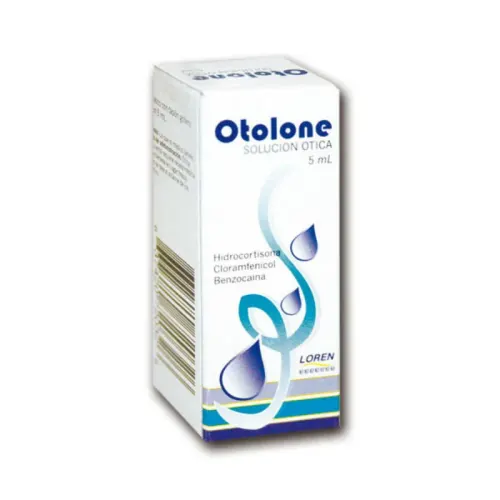 OTOLONE (CLORANFENICOL/HIDROCORTISONA/BENZOCAINA) SOL OTICA C/5 ML LOREN