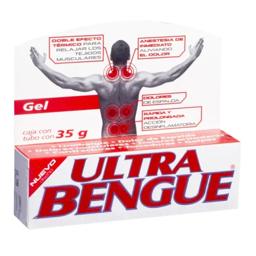 ULTRA BENGUE ROJO (NAPROXENO/LIDOCAINA) GEL C/35 G GENOMMA