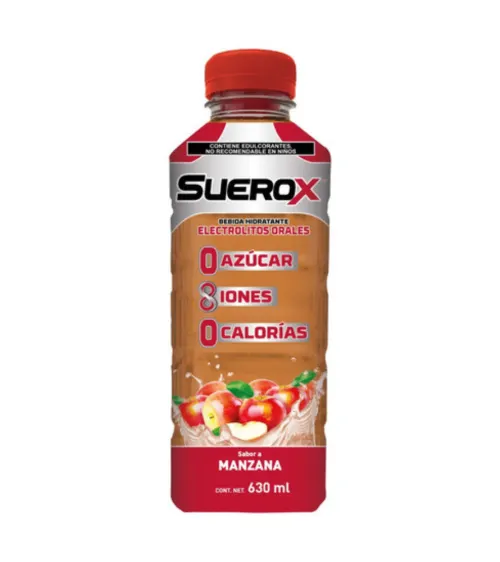 SUEROX MANZANA (ELECTROLITOS ORALES) SOL C/630 ML GENOMMA