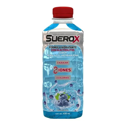 SUEROX MORA AZUL-HIERBABUENA (ELECTROLITOS ORALES) SOL C/630 ML GENOMMA