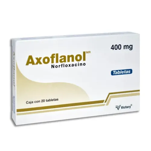 AXOFLANOL (NORFLOXACINO) TAB 400 MG C/20 VICTORY