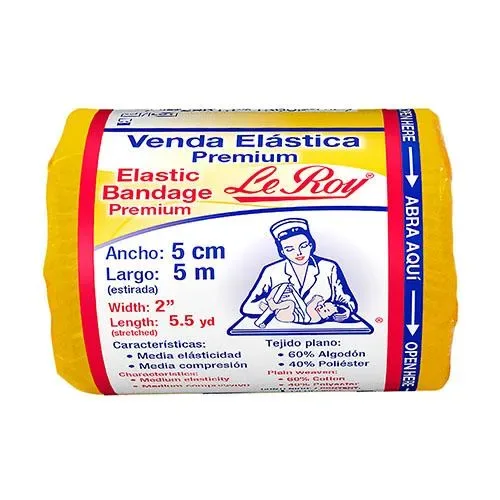 VENDA ELASTICA PREMIUM 5 CM 13002 LE ROY